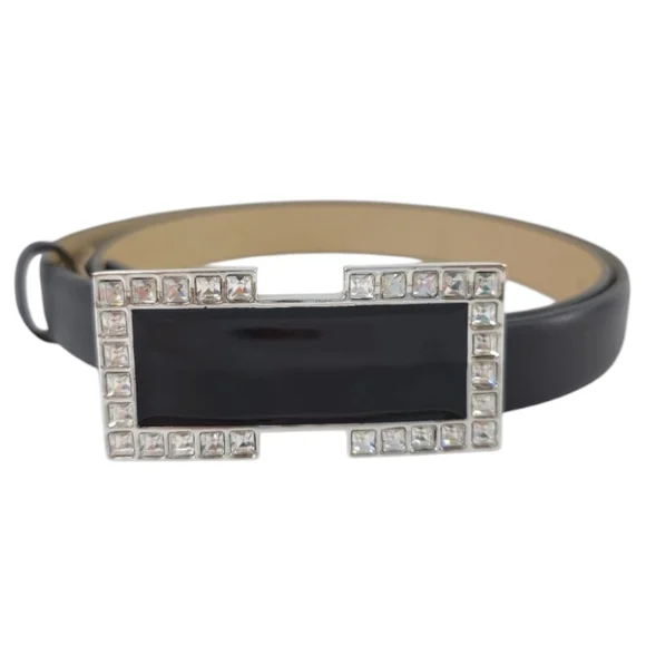 St. John | Accessories | St John Black Leather Belt Womens  display picture 1
